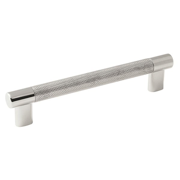 Amerock Amerock A36559 PNSS Esquire Door Pull; Stainless Steel & Polished Nickel - 160 mm A36559 PNSS